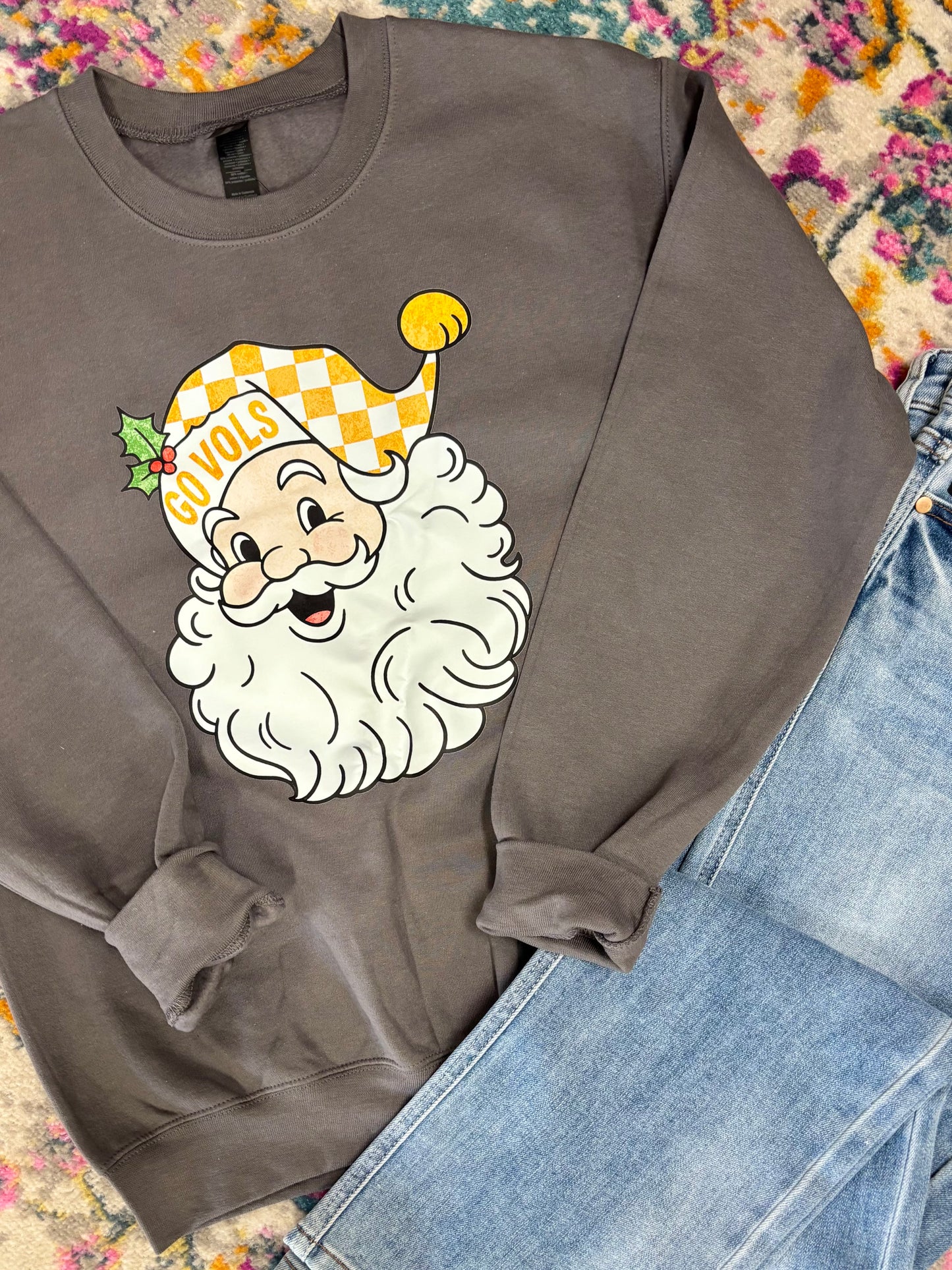Tennessee Santa Crewneck Sweatshirt