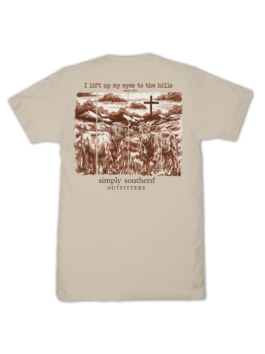Simply Southern Eyes To The Hills Short Sleeve Shirt