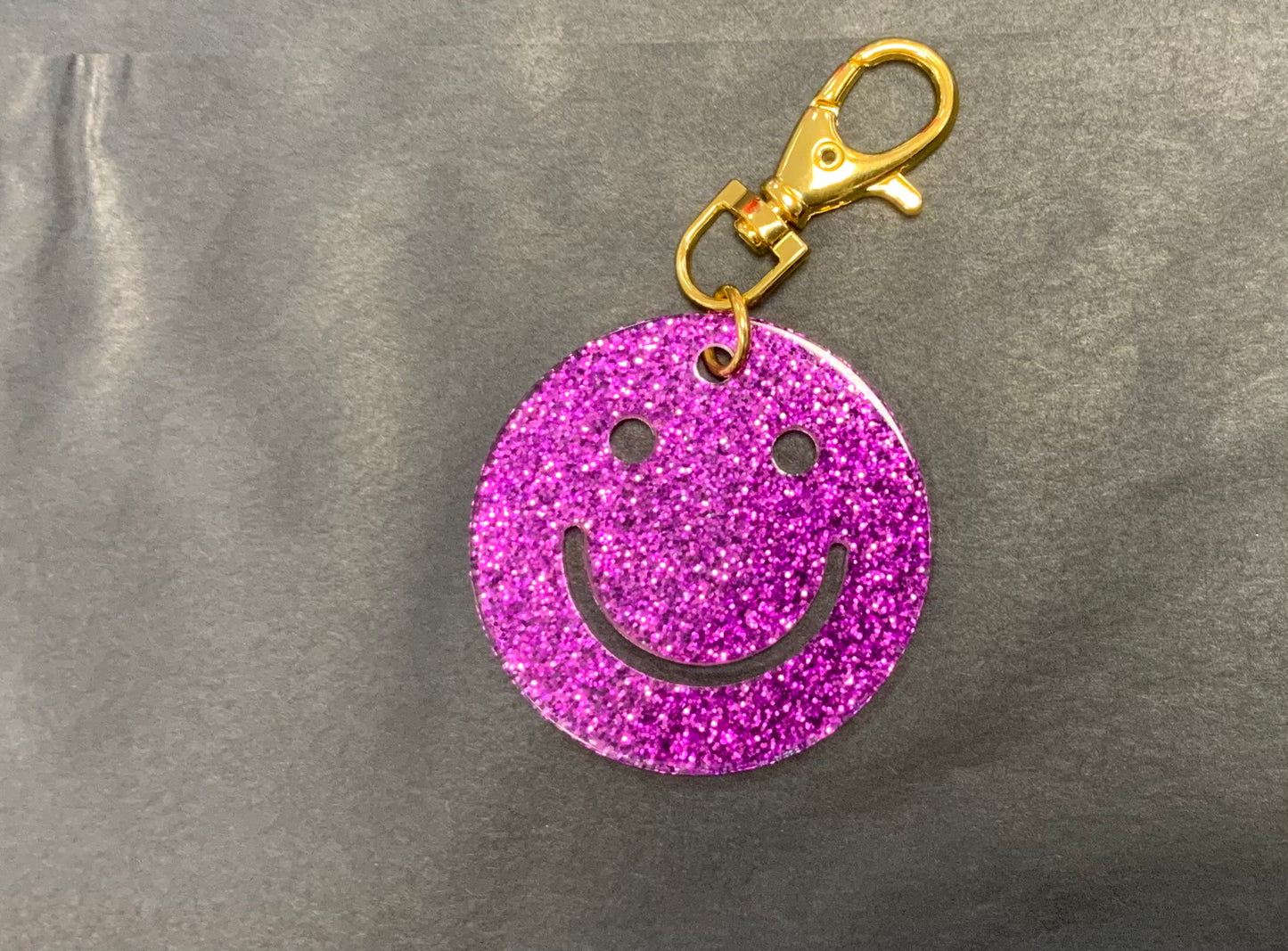 Smiley Face Keychain