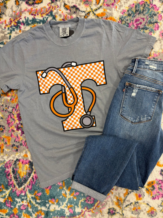 Tennessee T with Stethoscope Graphic T-shirt