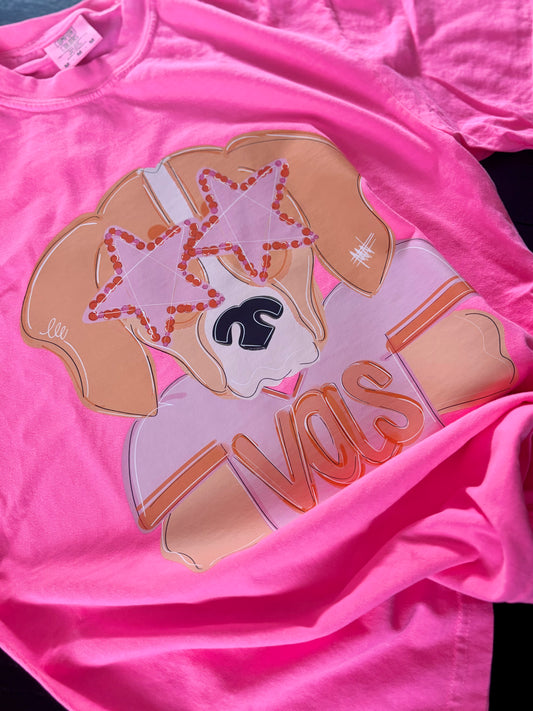 Pink Smokey Graphic Tee