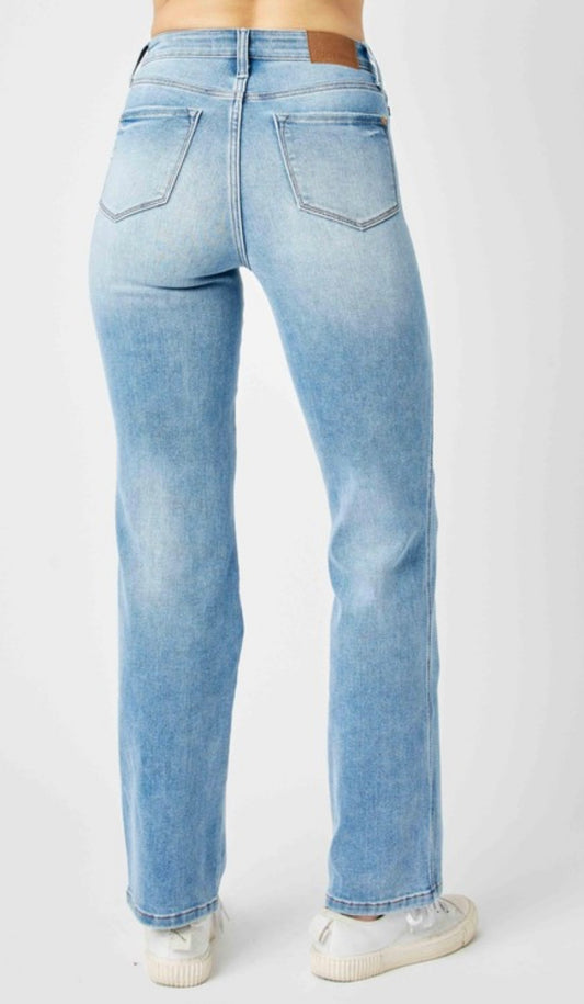Women’s Tummy Control Straight Leg Jeans