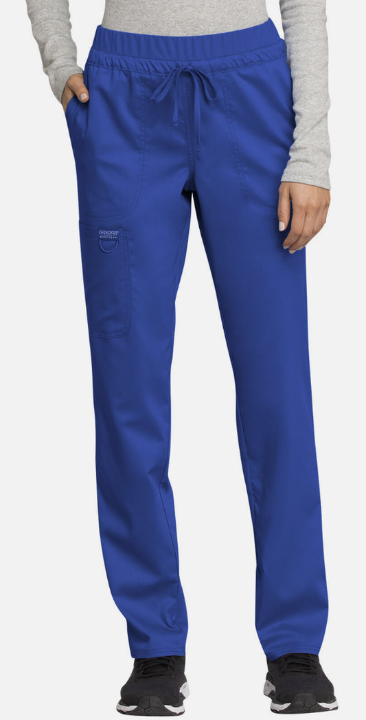 Cherokee Workwear Mid Rise Tapered Leg Drawstring Pant WW105 ROY