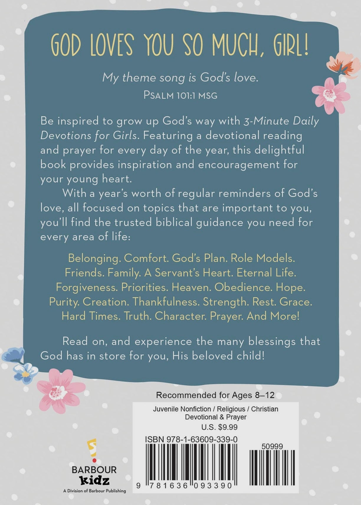 3-Minute Daily Devotions For Girls