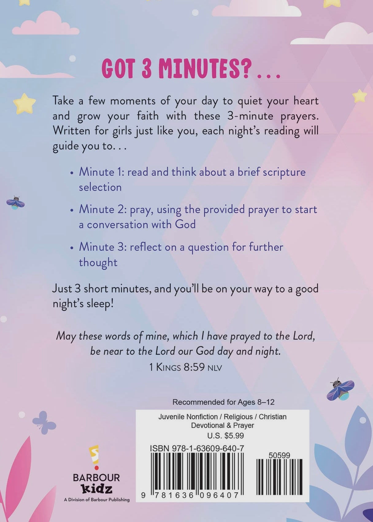 3-Minute Bedtime Prayers For Girls