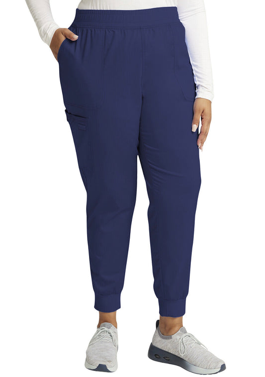 Cherokee Workwear Women's Mid Rise Jogger Pant - Navy