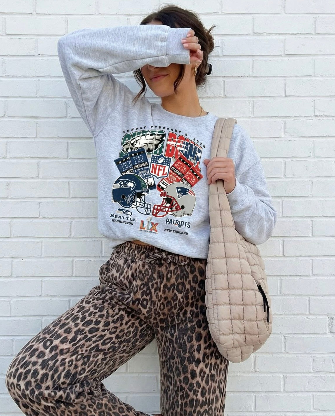 Super Bowl Ticket Sweatshirt