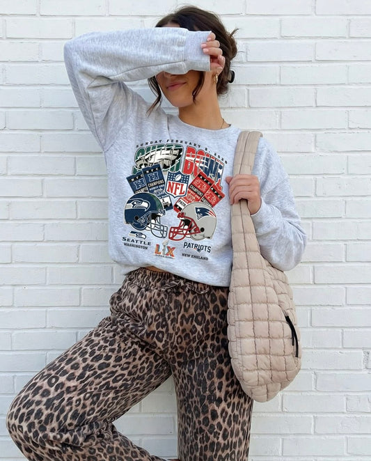 Super Bowl Ticket Sweatshirt