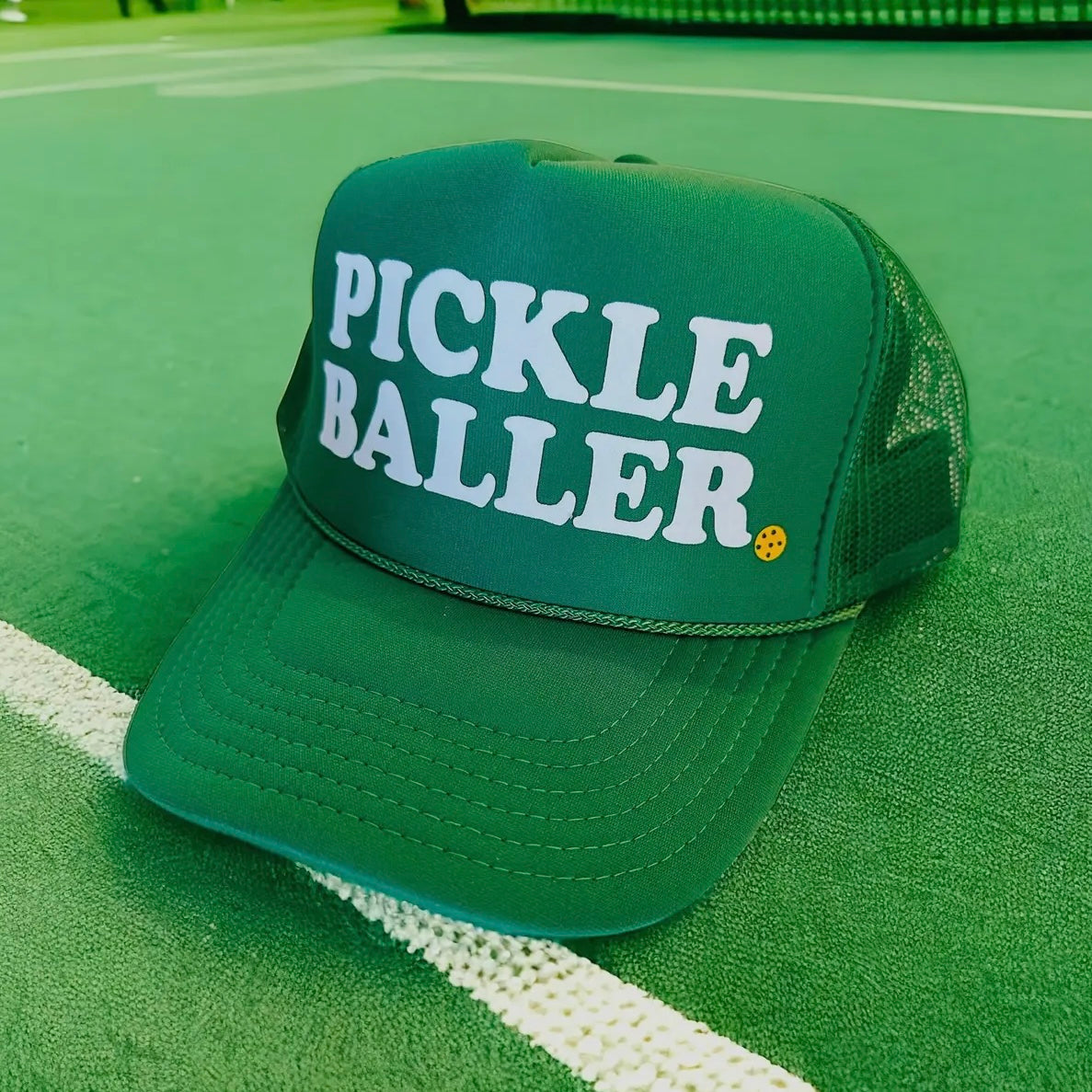 Pickleballer Green Trucker