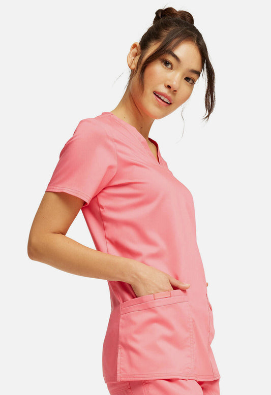 Workwear Revolution V-Neck Top -WW620-PKML
