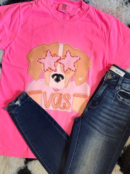 Pink Smokey Graphic Tee