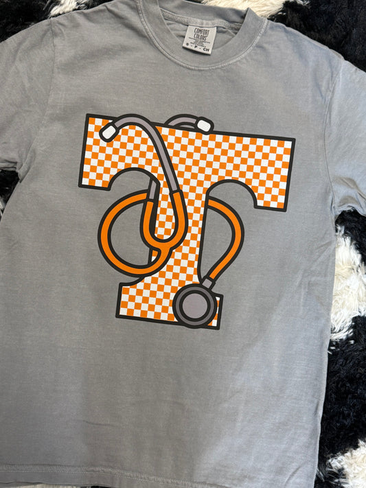 Tennessee T with Stethoscope Graphic T-shirt