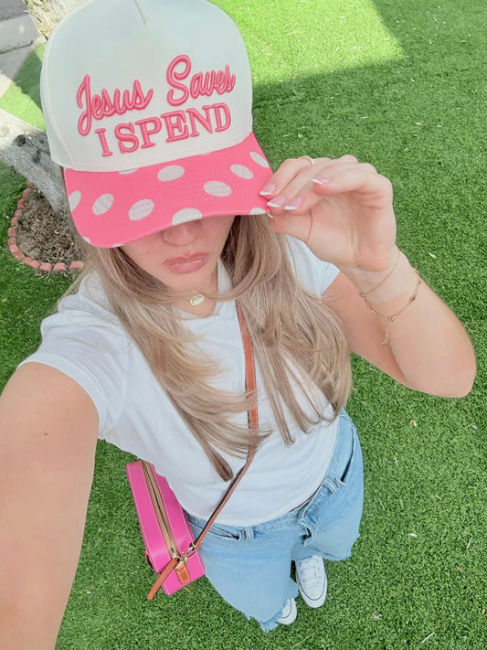 Jesus Saves I Spend Trucker Hat