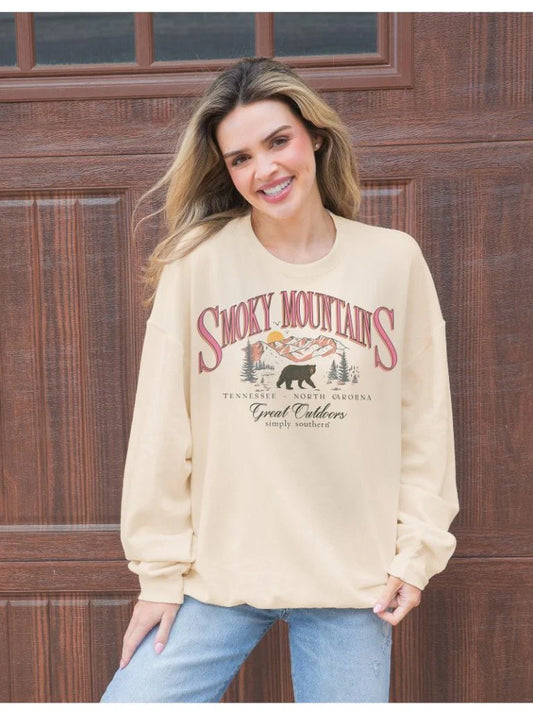 Simply Southern Smoky Mountains Crew Sweatshirt