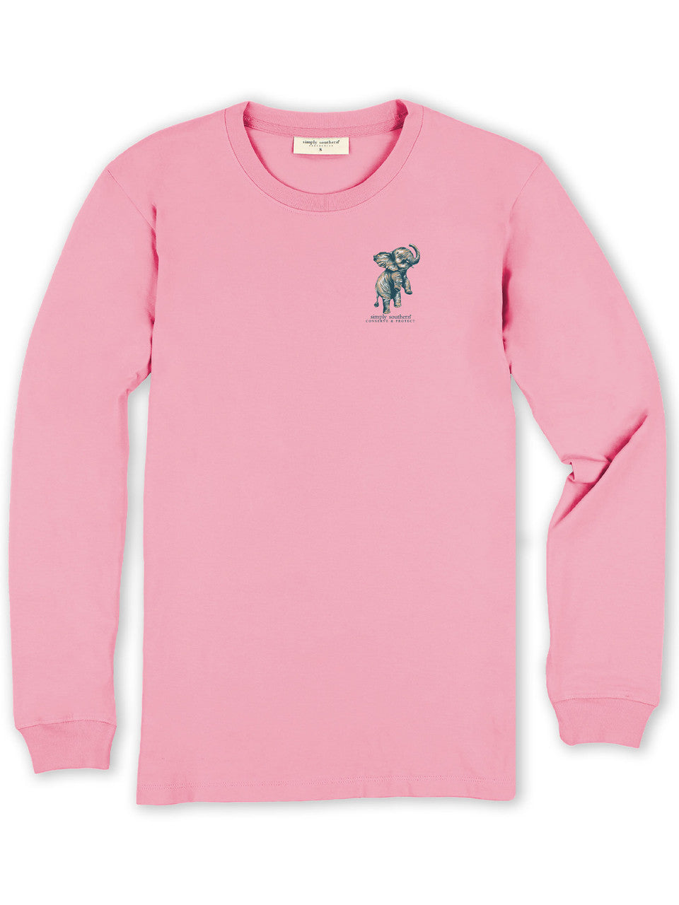 Simply Southern Born to Bloom Elephant Tracker Long Sleeve Shirt