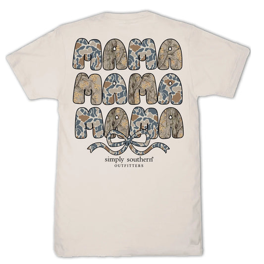 Simply Southern Camo Mama Short Sleeve Shirt
