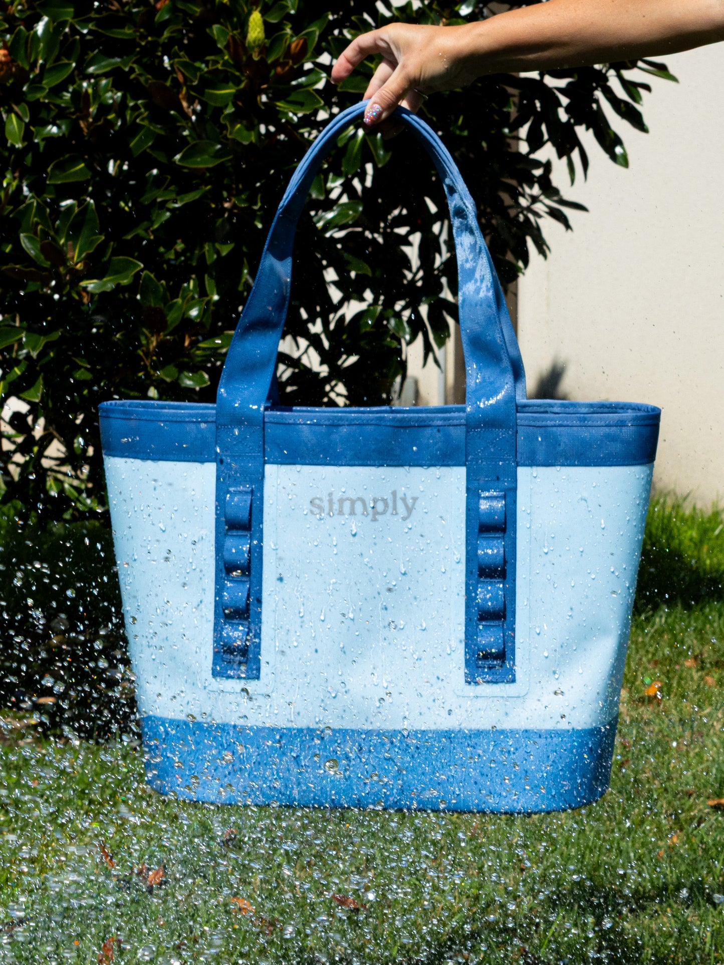 Simply Southern Simply Tough Tote in Blue