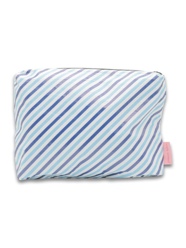Simply Southern Reversible Splash Bikini Bag - Trellis Patchwork