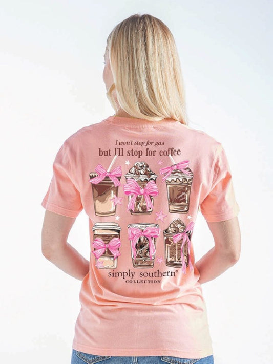 Simply Southern Coffee & Bows T-Shirt