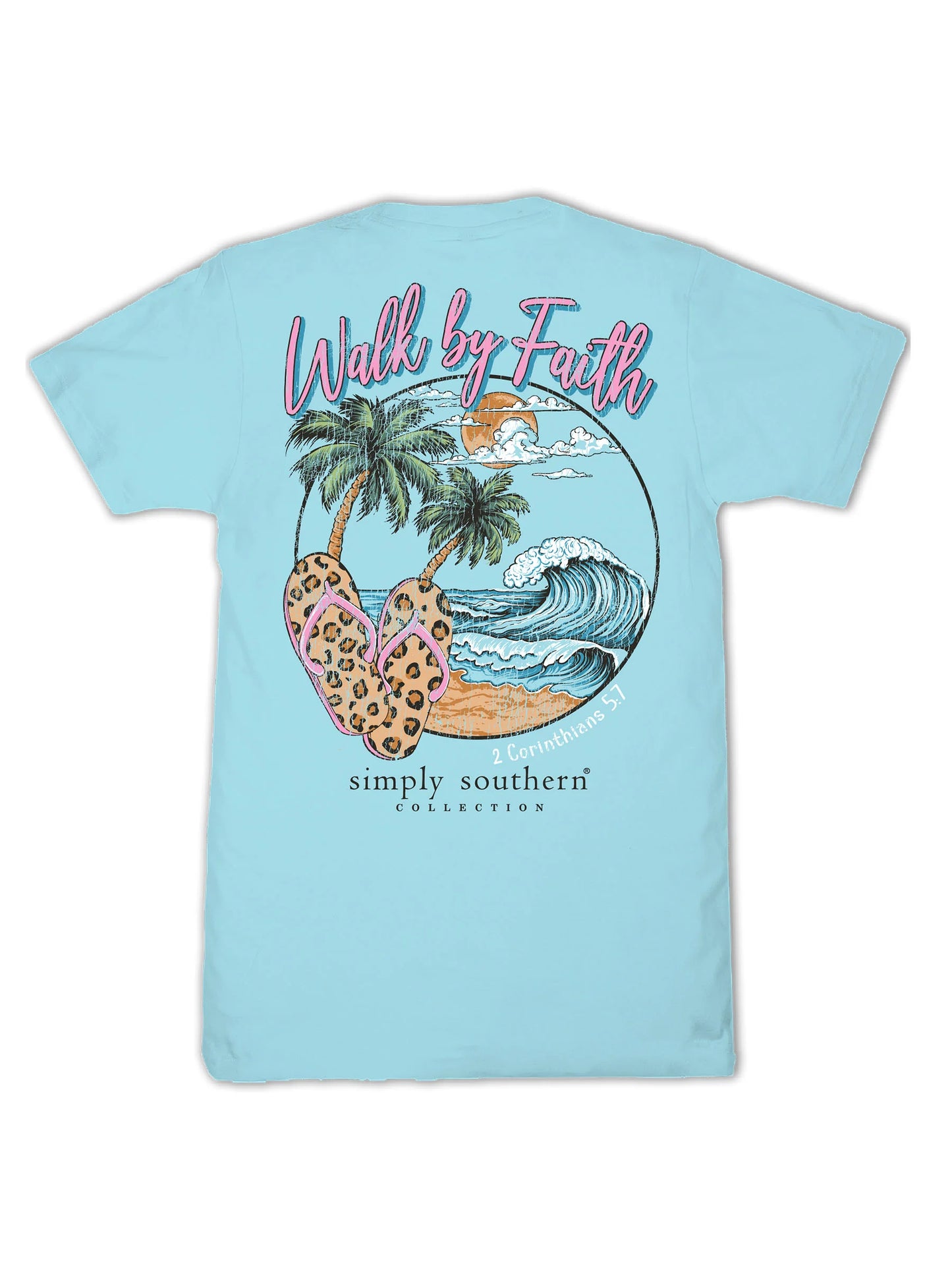 Simply Southern Walk By Faith Short Sleeve Shirt