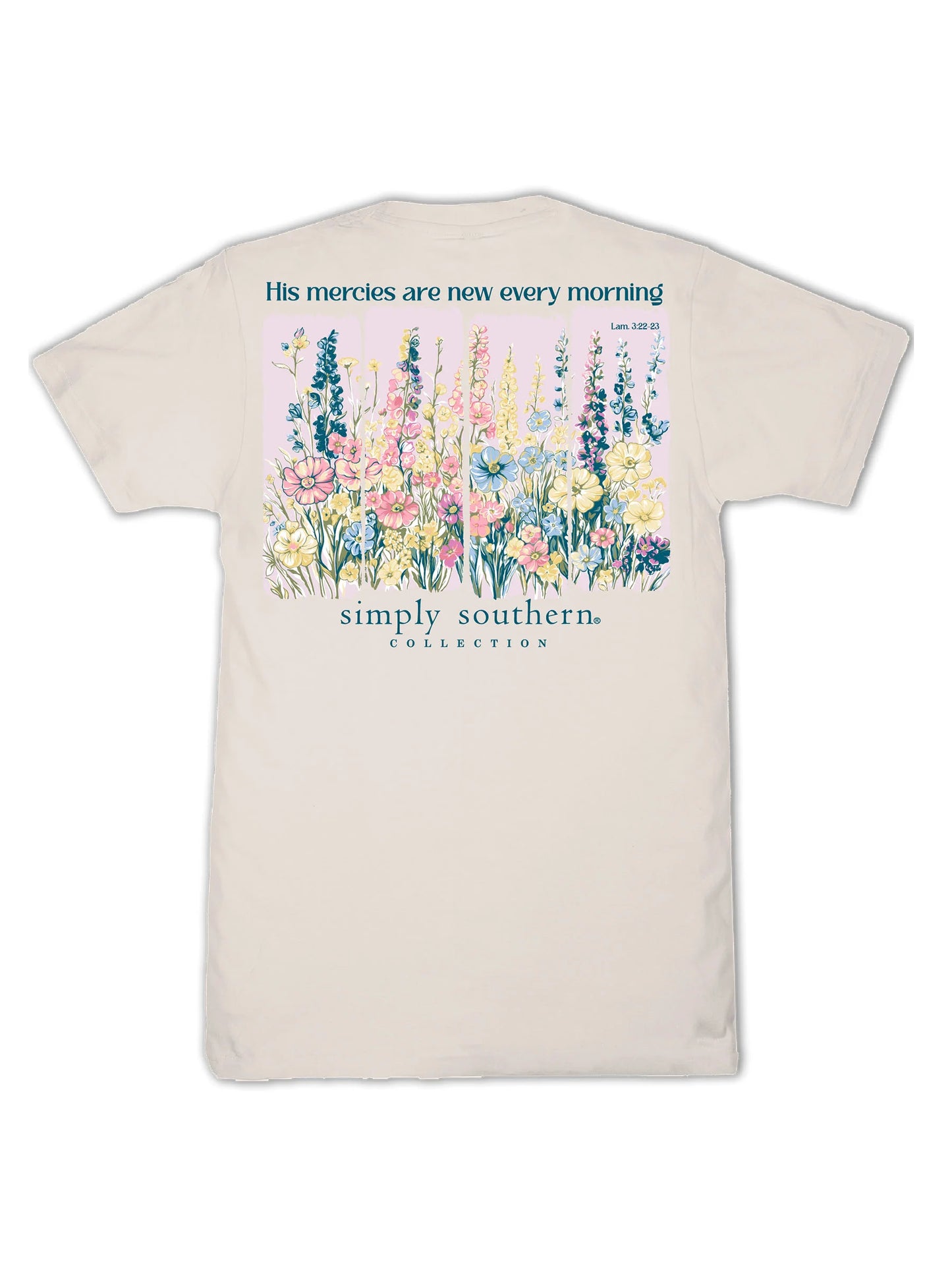 Simply Southern His Mercies Short Sleeve Shirt