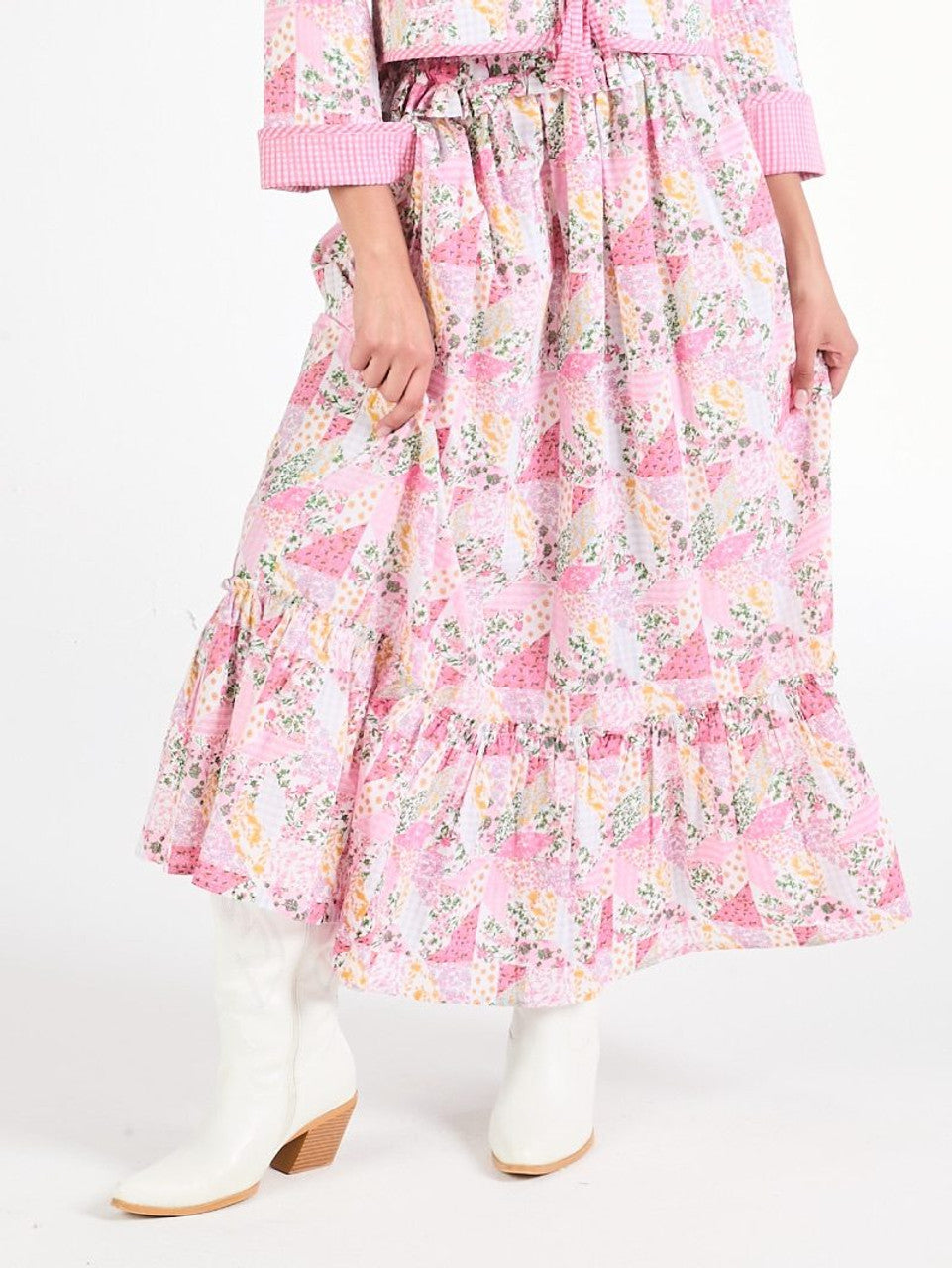 Simply Southern Ophelia Multiflower Skirt