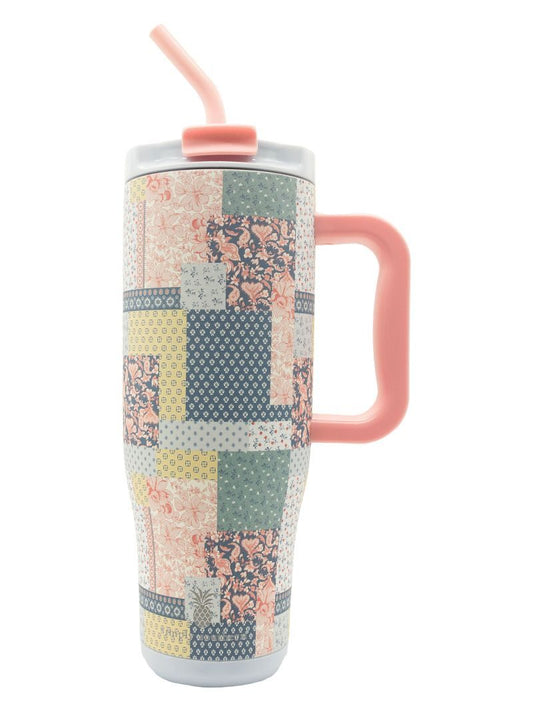Simply Southern 40oz Quilt Pattern Tumbler