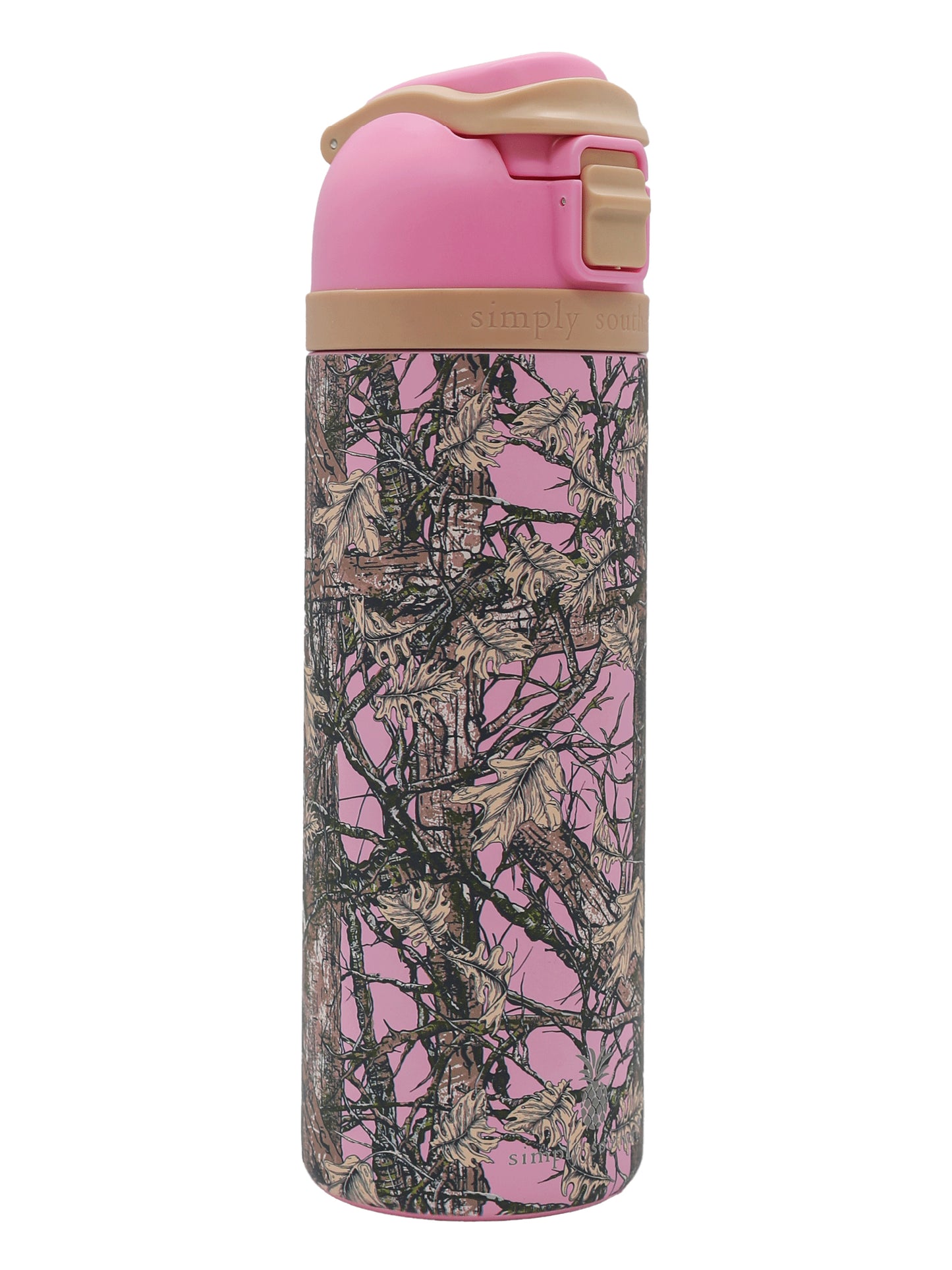 Simply Southern 24oz Pink Camo Tumbler Water Bottle