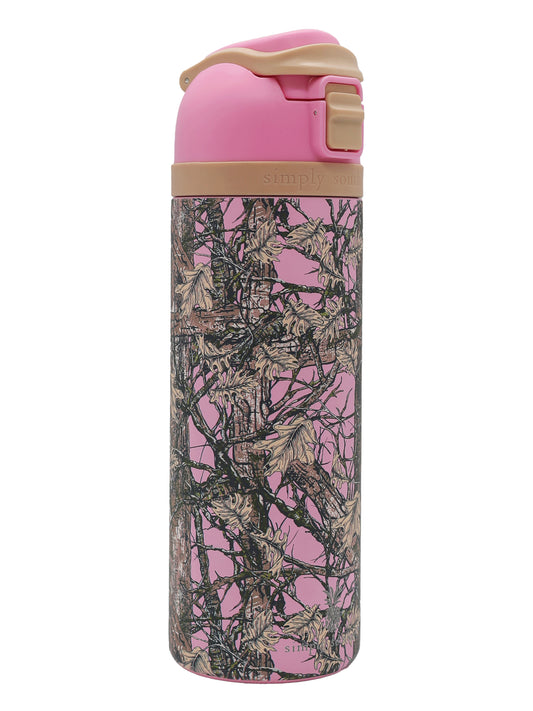 Simply Southern 24oz Pink Camo Tumbler Water Bottle