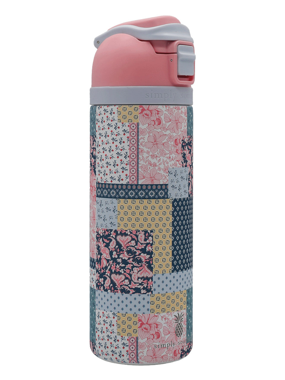 Simply Southern 24oz Quilt Pattern Tumbler Water Bottle