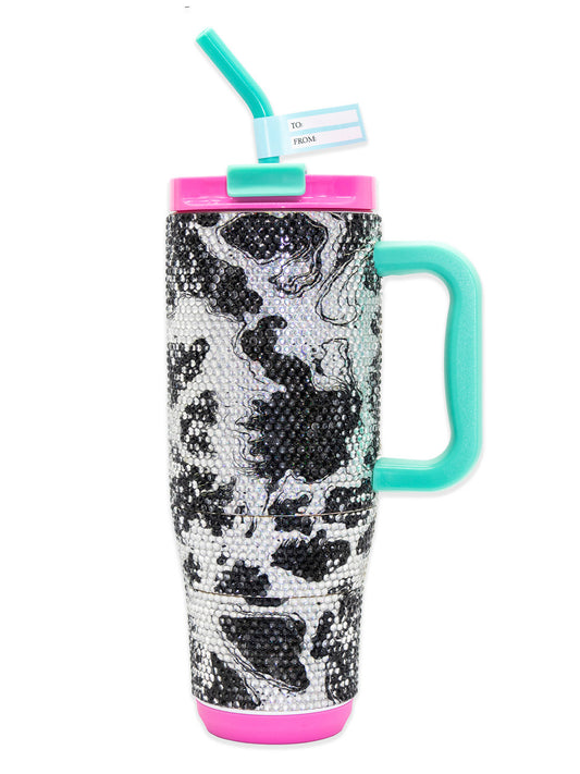 Simply Southern 40oz Cow Rhinestone Tumbler