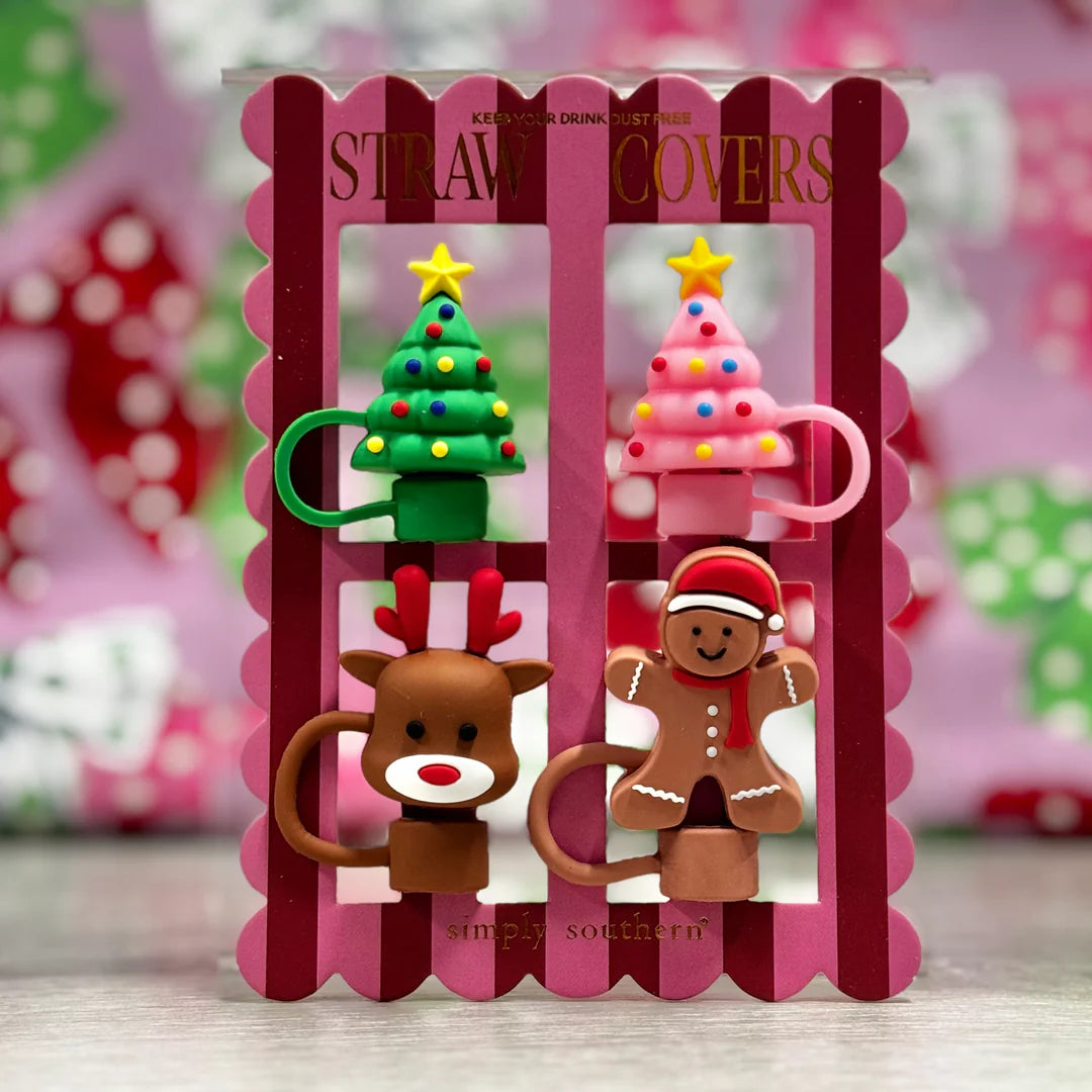 Simply Southern Holiday Straw Covers