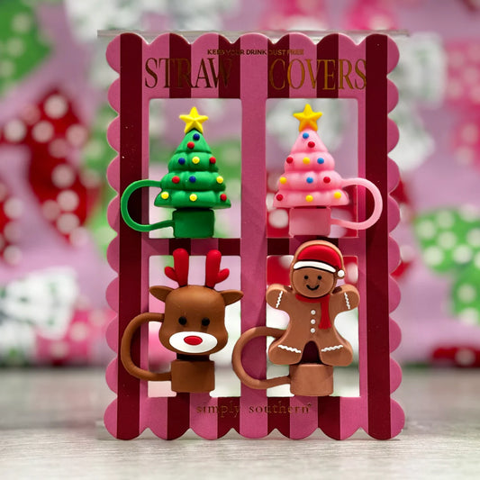 Simply Southern Holiday Straw Covers