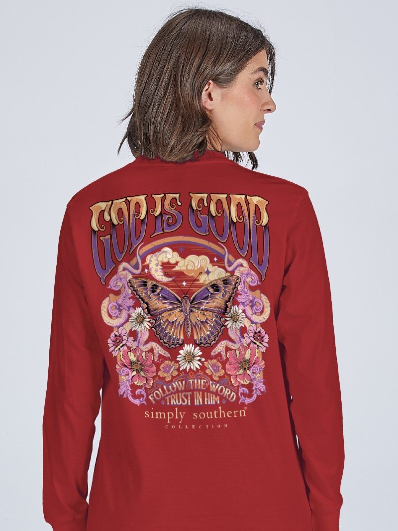 Simply Southern God is Good Long Sleeve Shirt