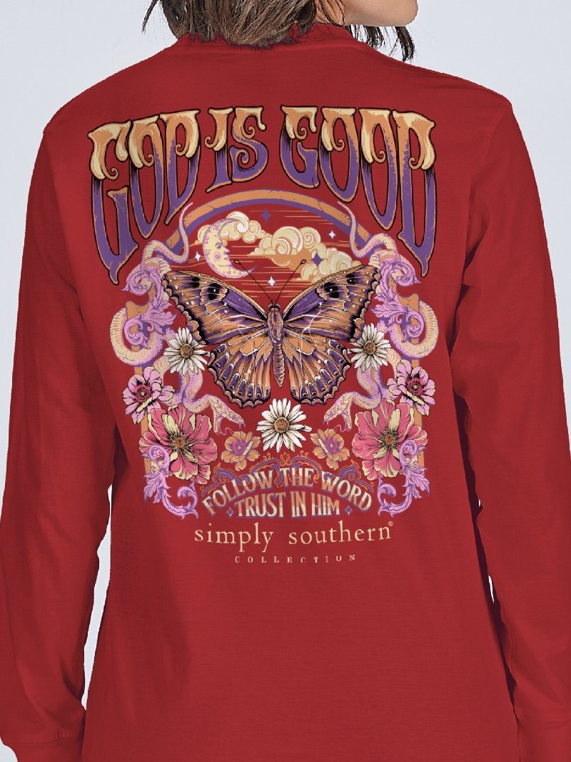 Simply Southern God is Good Long Sleeve Shirt