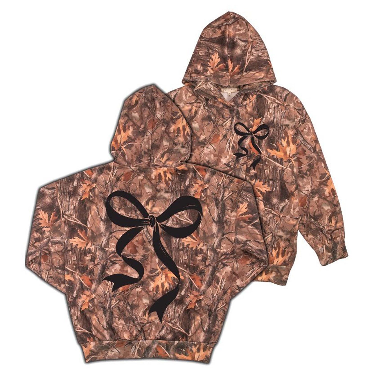 Simply Southern Bow Camouflage Hoodie