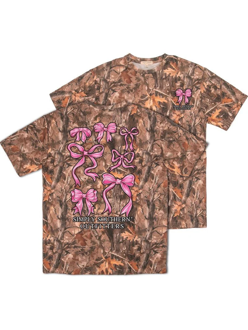 Simply Southern Bows Camouflage T-Shirt