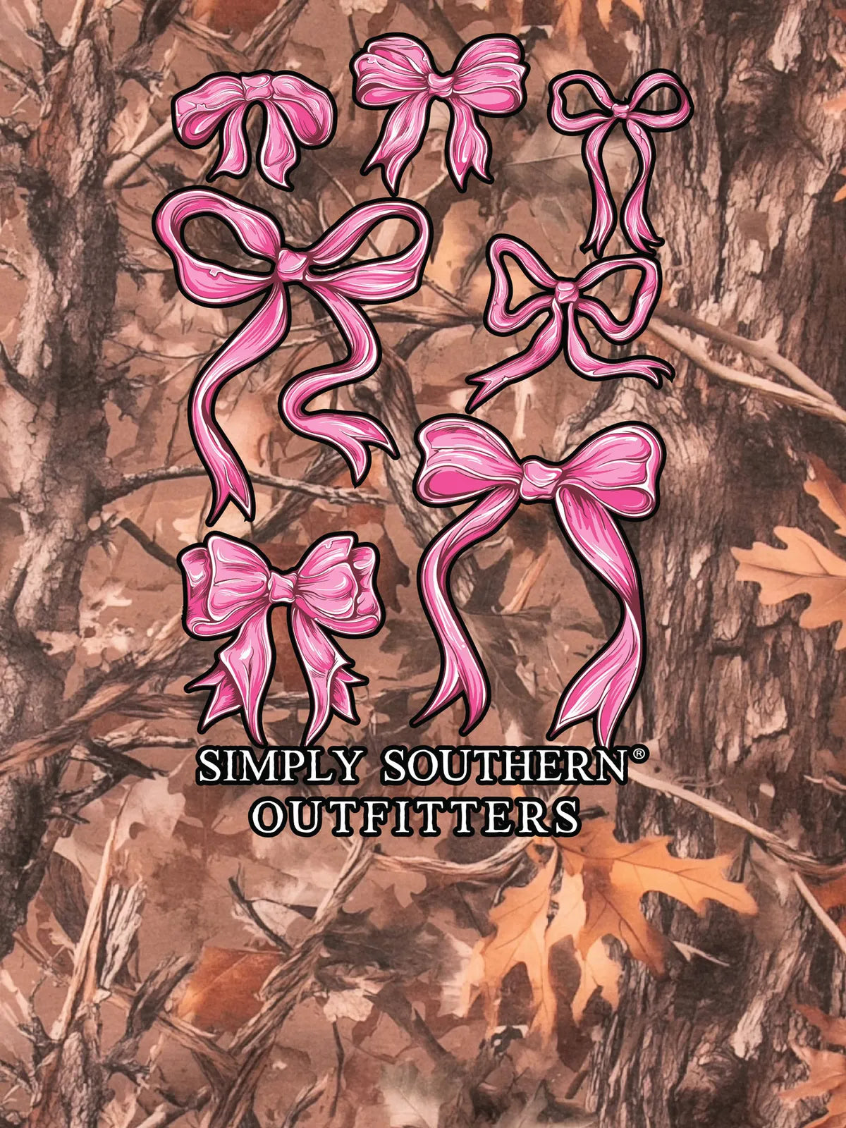 Simply Southern Bows Camouflage T-Shirt