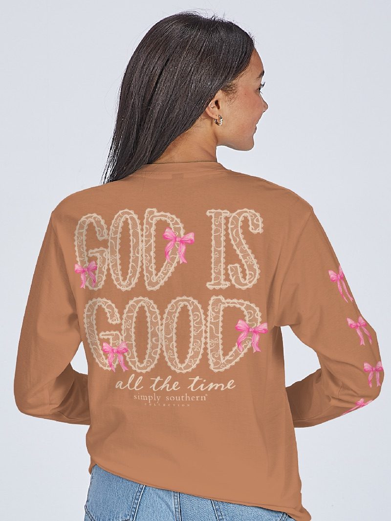 Simply Southern God Is Good Long Sleeve Shirt