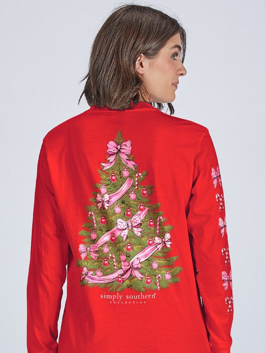 Simply Southern Christmas Tree Long Sleeve Shirt