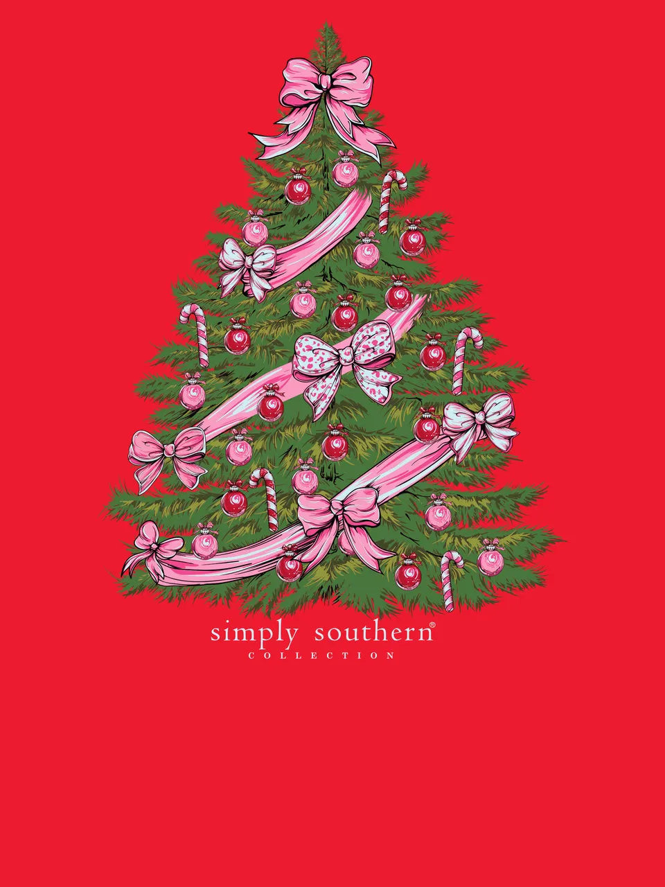 Simply Southern Christmas Tree Long Sleeve Shirt