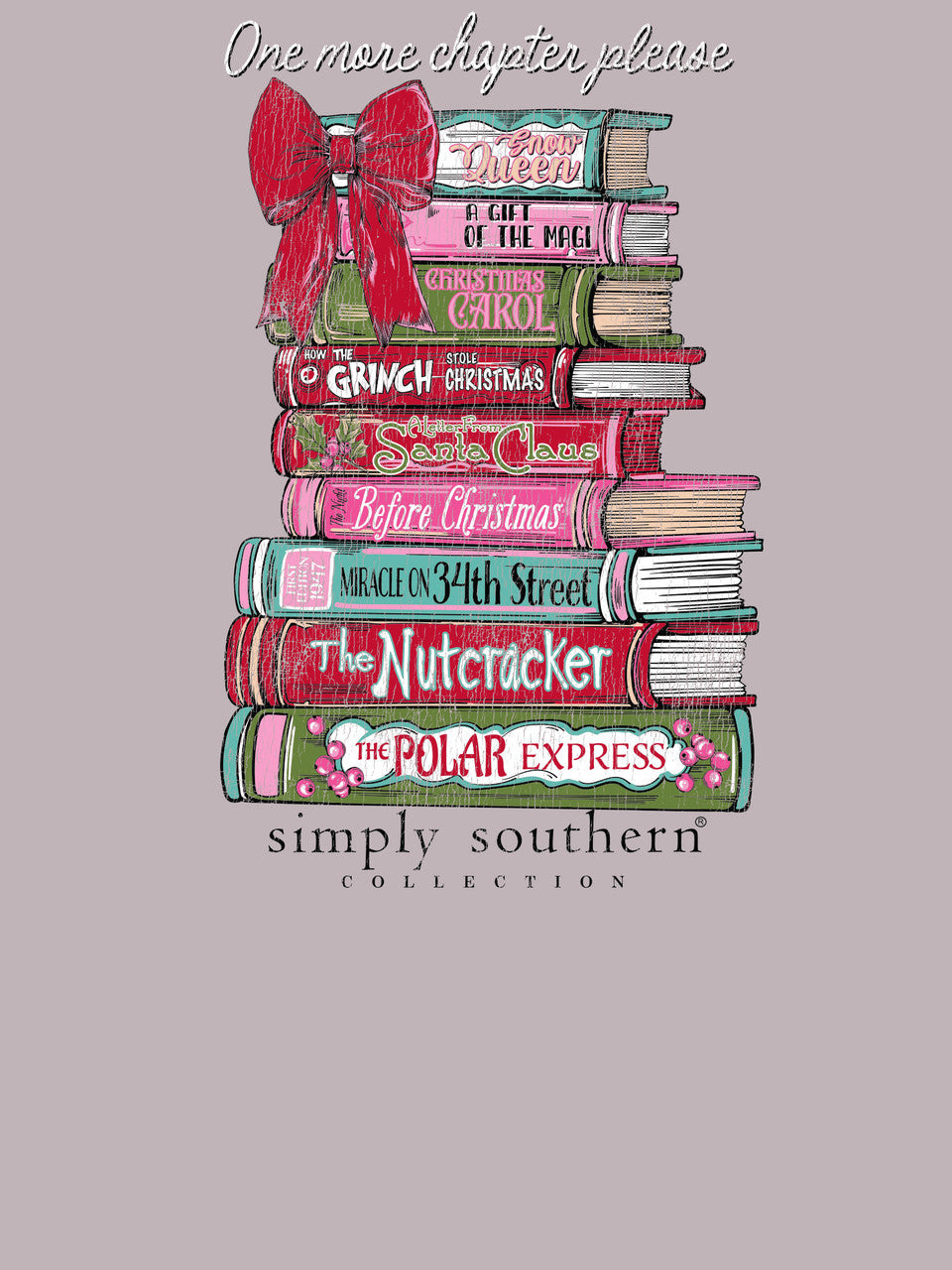 Simply Southern Holiday Books Long Sleeve Shirt