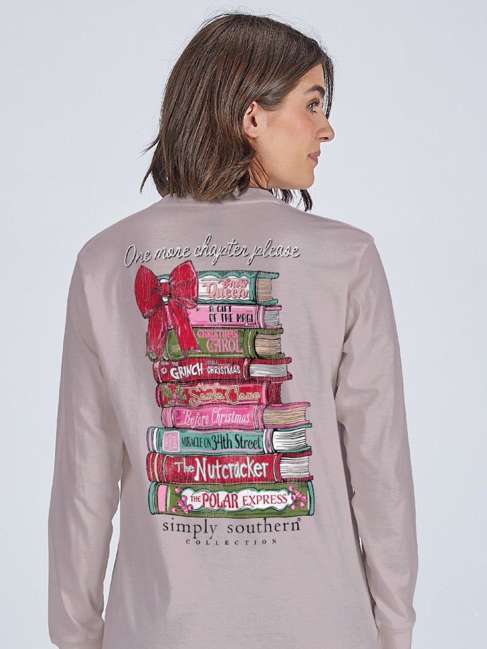 Simply Southern Holiday Books Long Sleeve Shirt