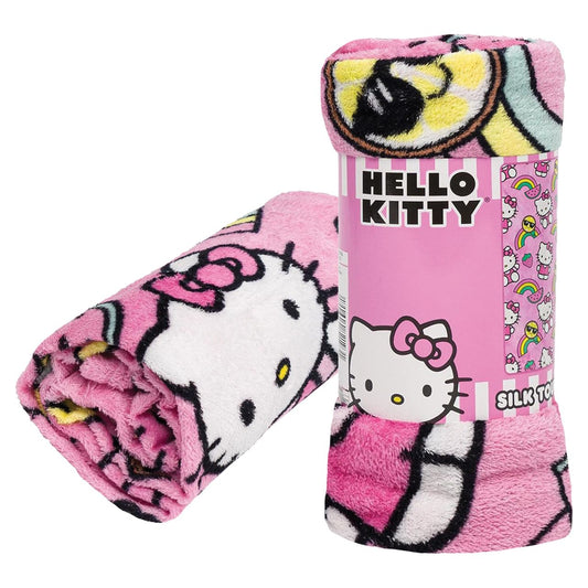 40”x50” Silk Touch Throw- Hello Kitty