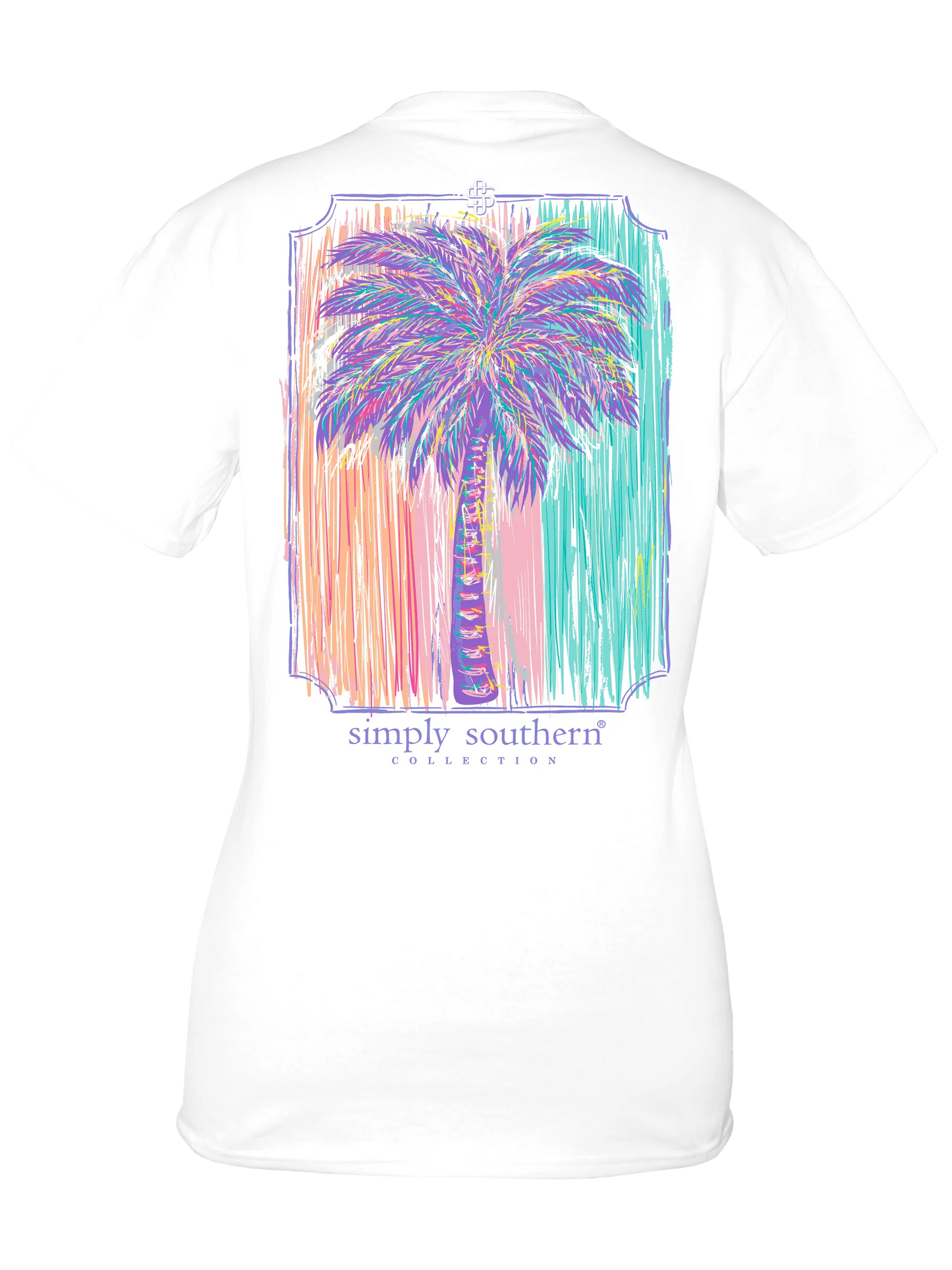 Simply Southern Pastel Palm Paradise T-Shirt