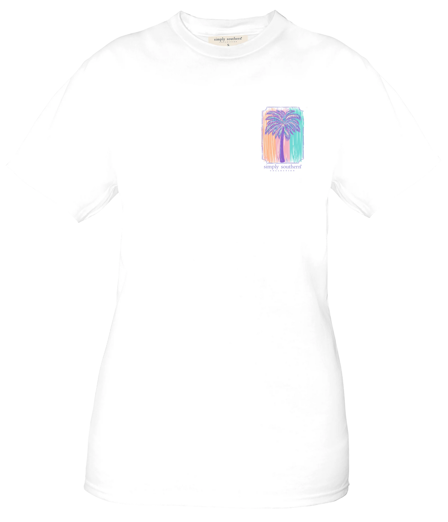 Simply Southern Pastel Palm Paradise T-Shirt