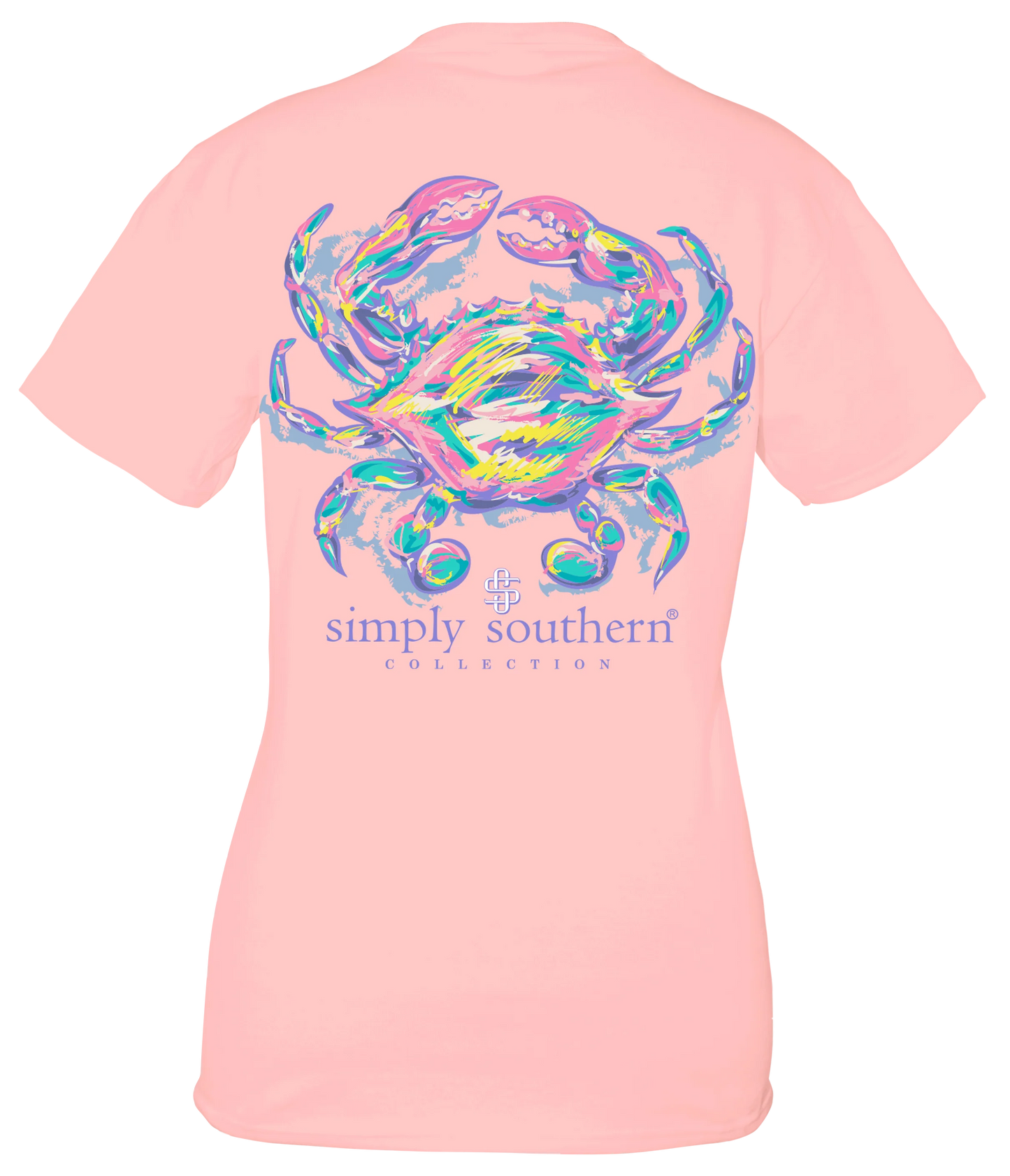 Simply Southern Pastel Crab Bliss T-Shirt