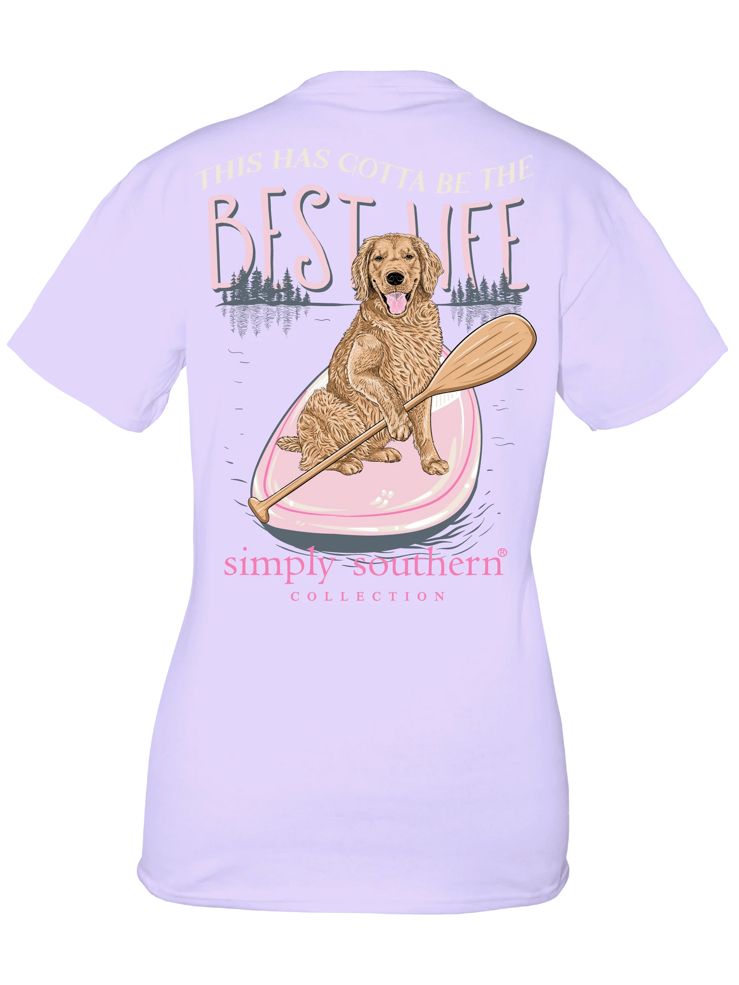 Simply Southern Best Life Dog Paddle Boarding T-Shirt