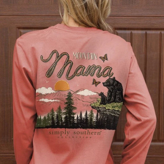 Simply Southern Mountain Mama Long Sleeve Shirt