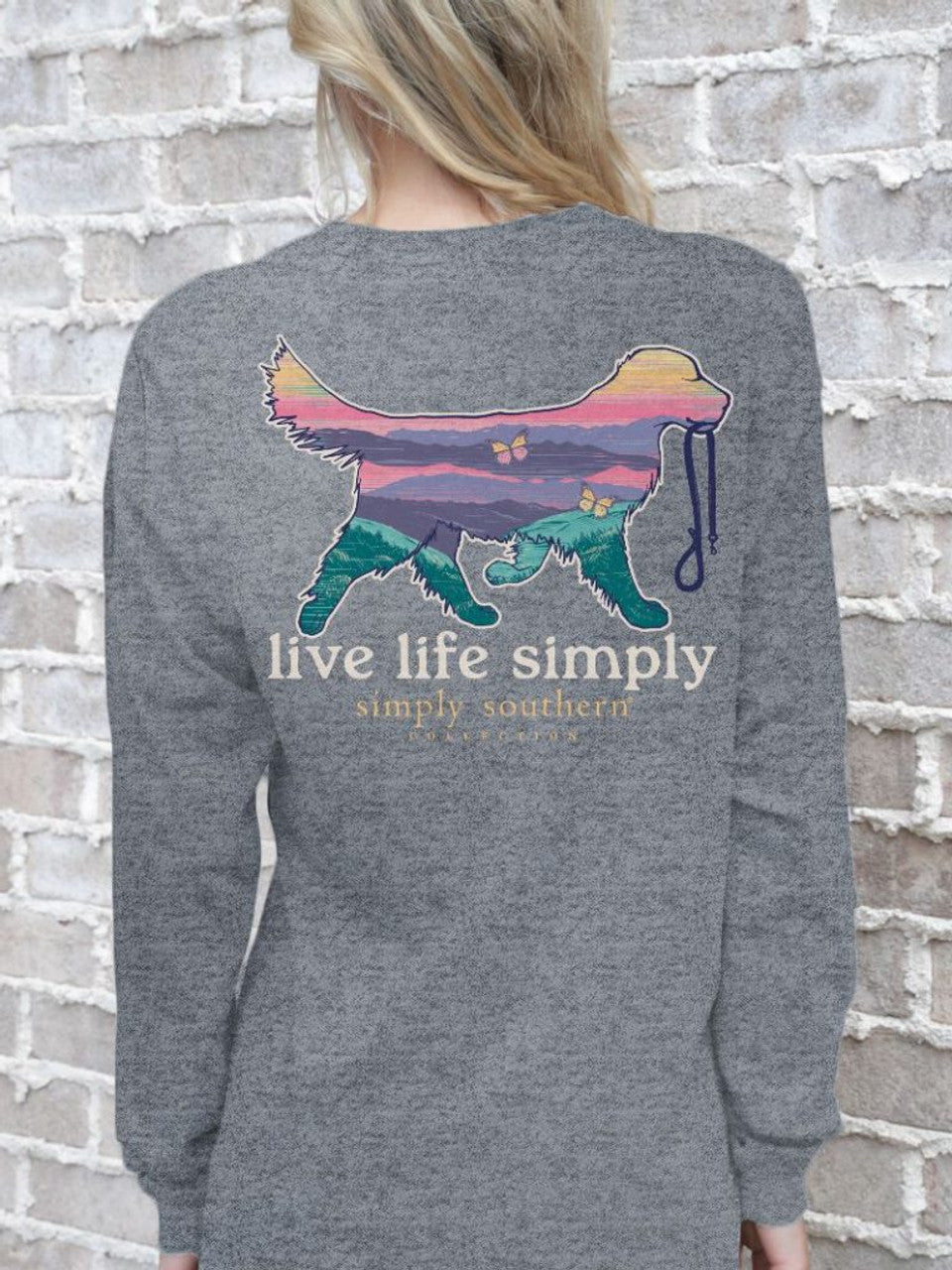 Simply Southern Live Life Simply Dog Long Sleeve Shirt